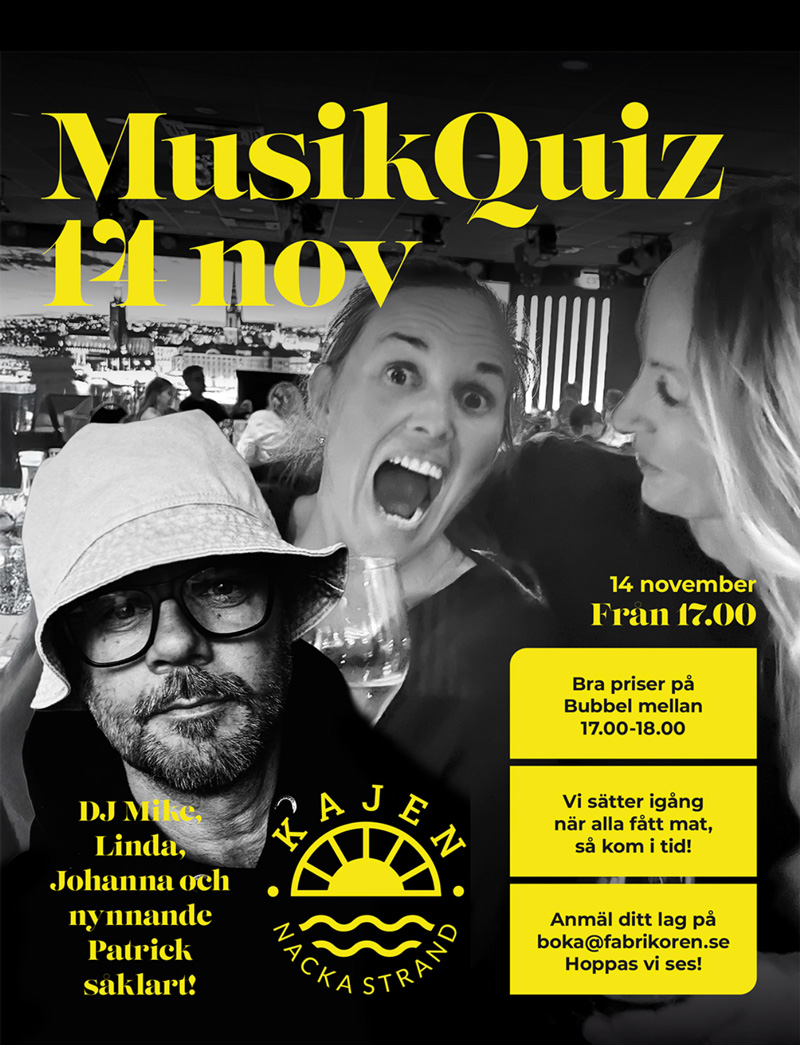 info om musikquiz den 14 november