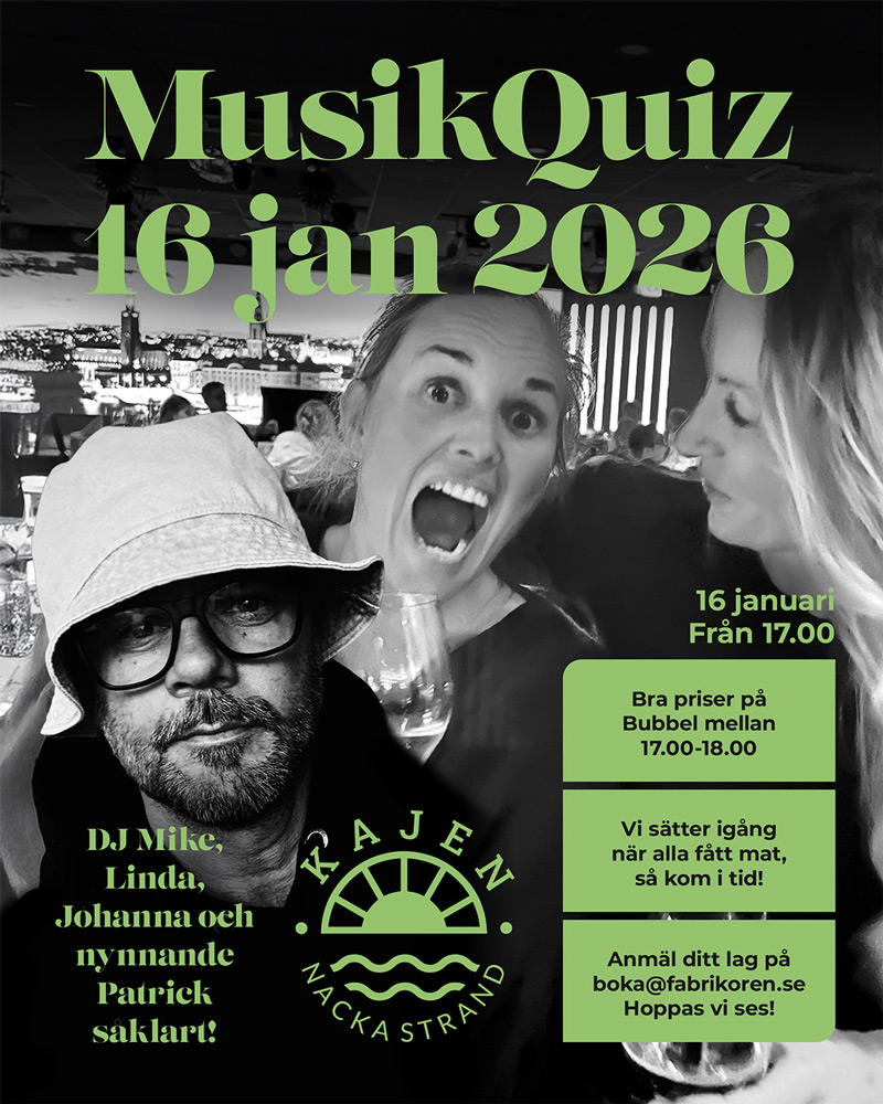 info om musikquiz den 16 januari