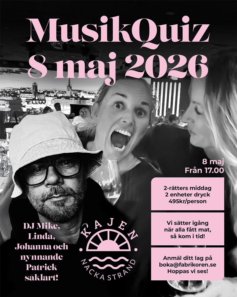 info om musikquiz den 8 maj