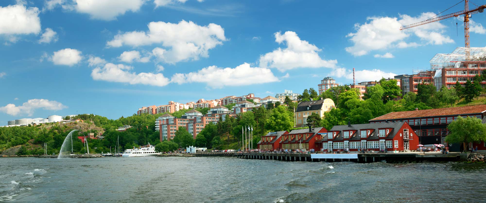 Kajen i Nacka strand
