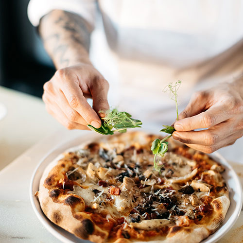 Pizzeria vid Kajen i Nacka strand