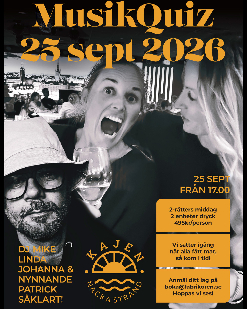 info om musikquiz den 25 september