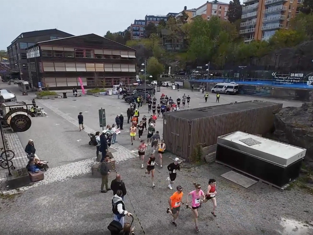 Löpare under Kajenloppet
